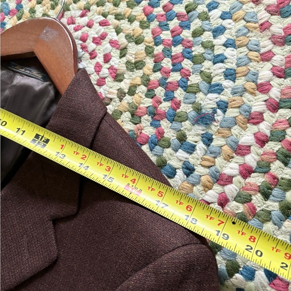 TRUSSINI Linea Nuova Suit jacket SZ 40R brown Fully Lined men’s - Picture 11 of 16